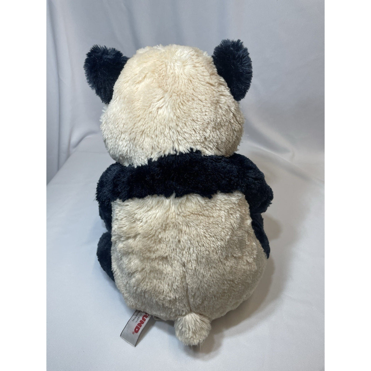 Gund Zi-Bo Panda Teddy Bear Stuffed Animal Plush Black Cream #6047648 12"