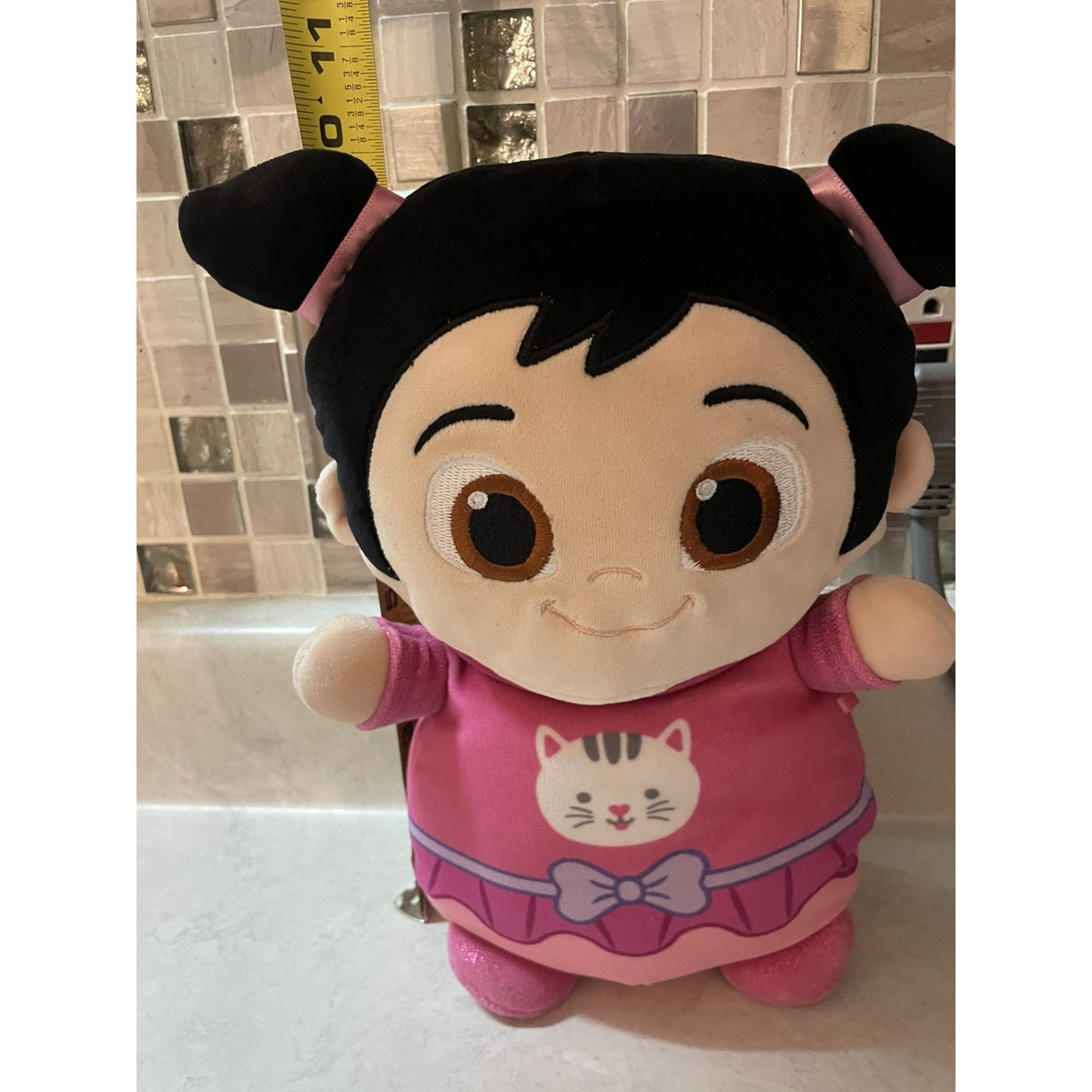 Squishmallow Cocomelon Plush Doll Nina Girl Hug Mees 10”