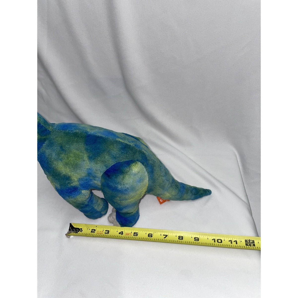 Wild Republic Brachiosaurus Plush Stuffed Animal Blue Long Neck Dinosaur 12"