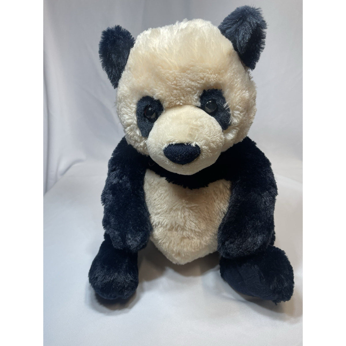 Gund Zi-Bo Panda Teddy Bear Stuffed Animal Plush Black Cream #6047648 12"