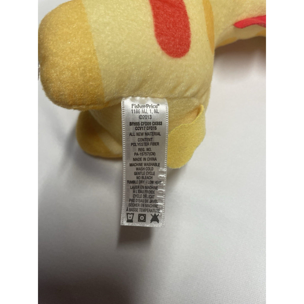 Fisher-Price Soothe & Glow Giraffe Plush Yellow Red Musical Baby Toy BFH65 2013