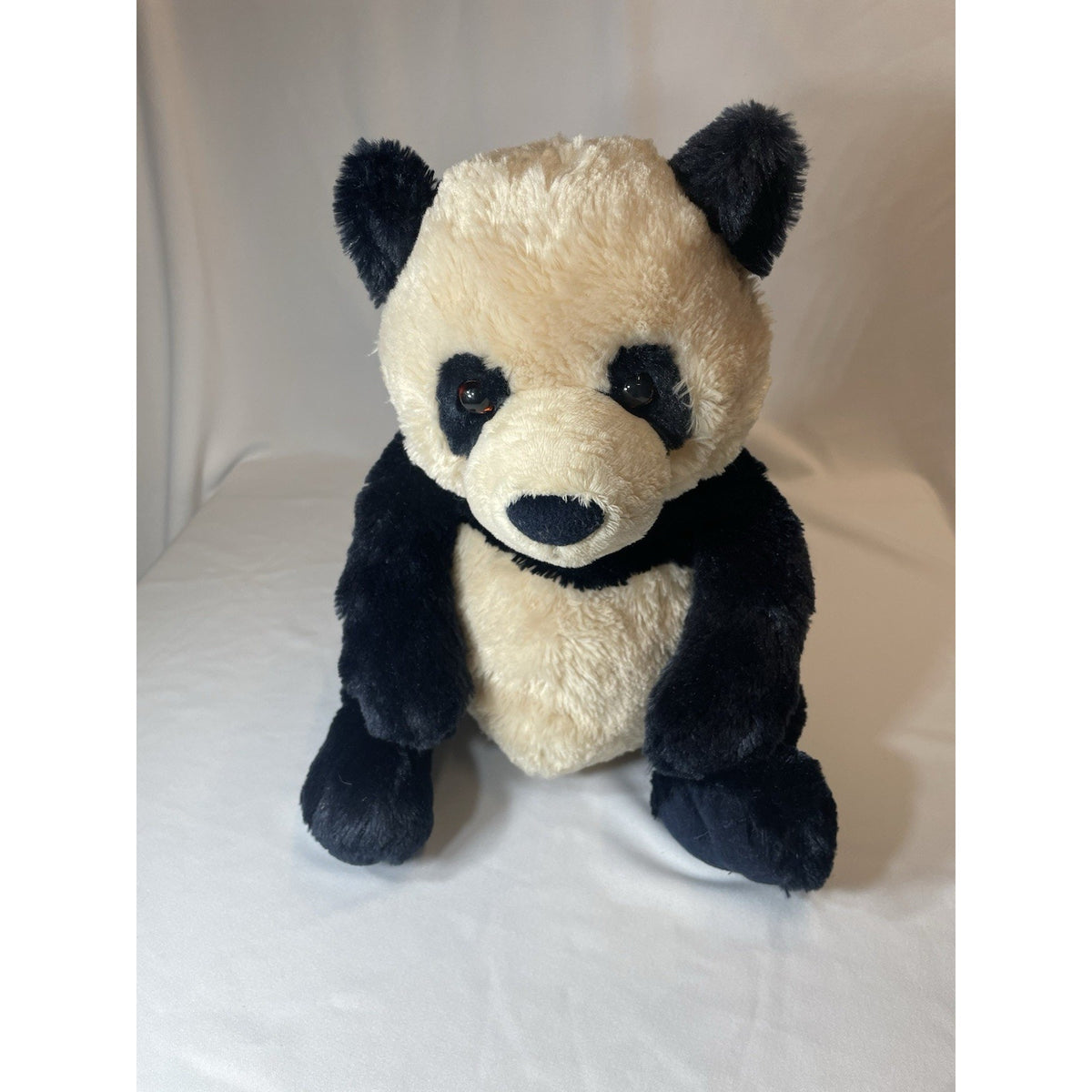 Gund Zi-Bo Panda Teddy Bear Stuffed Animal Plush Black Cream #6047648 12"