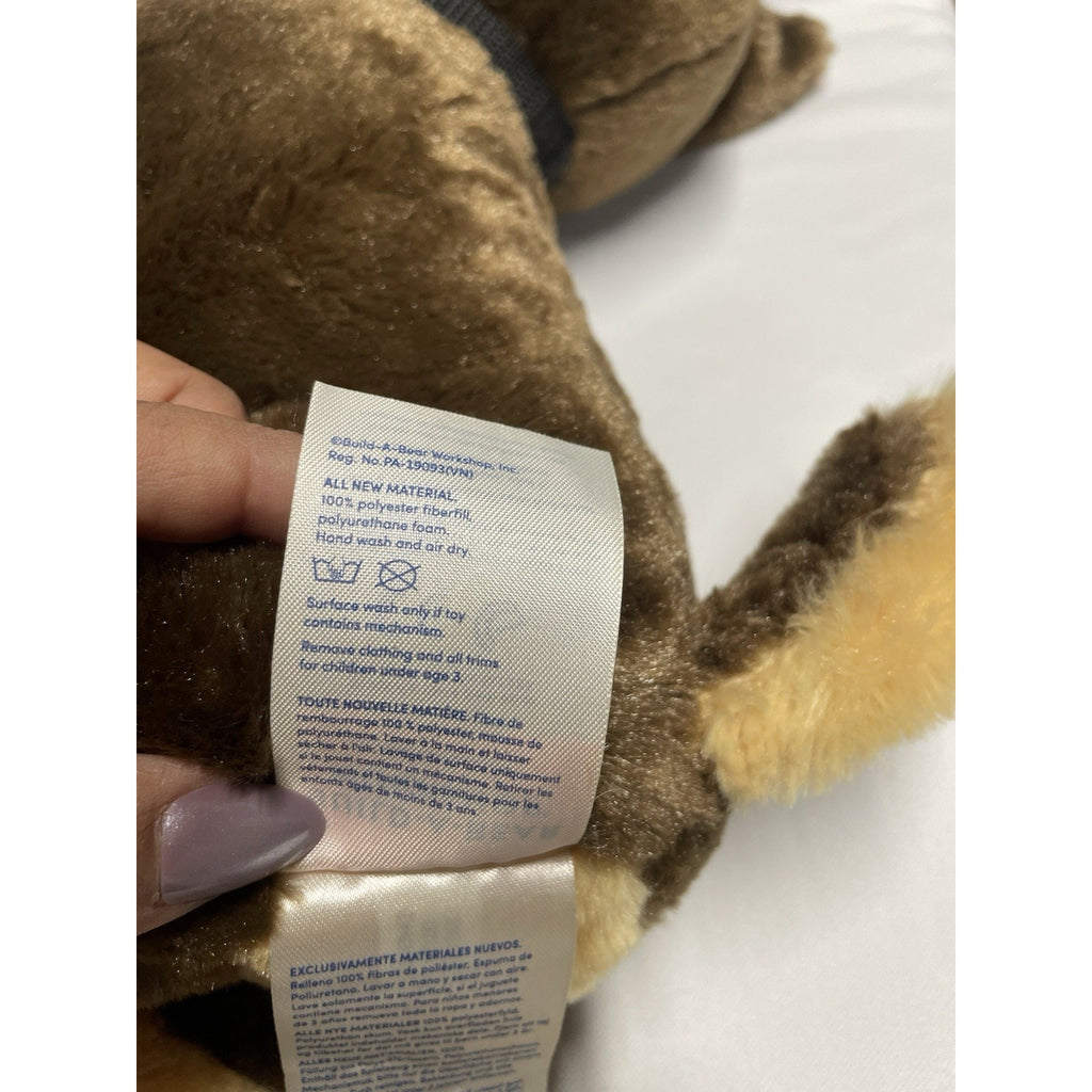 Build A Bear Workshop Nickelodeon Paw Patrol CHASE Dog Stuffed Plush 12" BAB