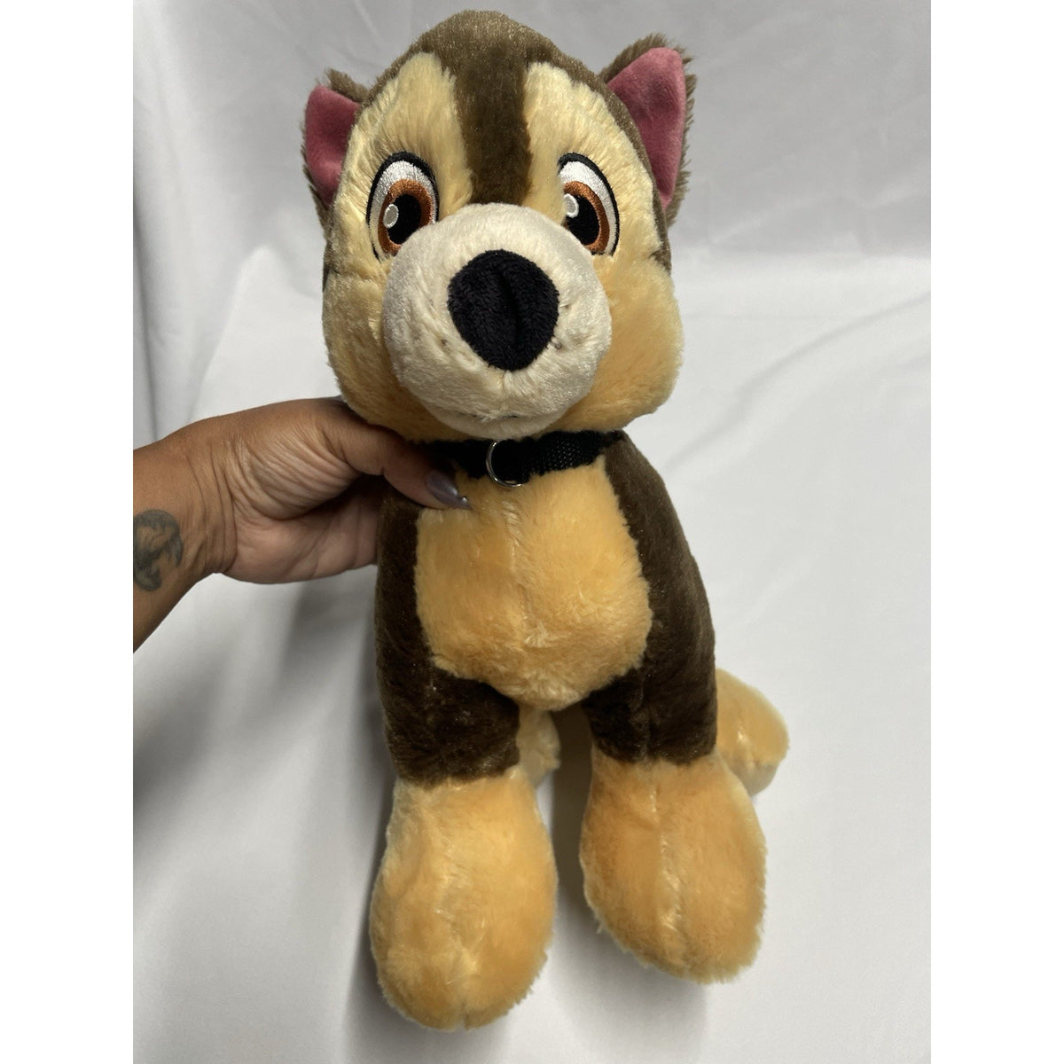 Build A Bear Workshop Nickelodeon Paw Patrol CHASE Dog Stuffed Plush 12" BAB