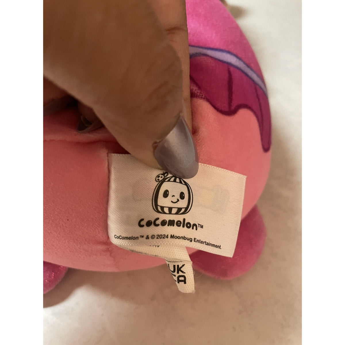 Squishmallow Cocomelon Plush Doll Nina Girl Hug Mees 10”
