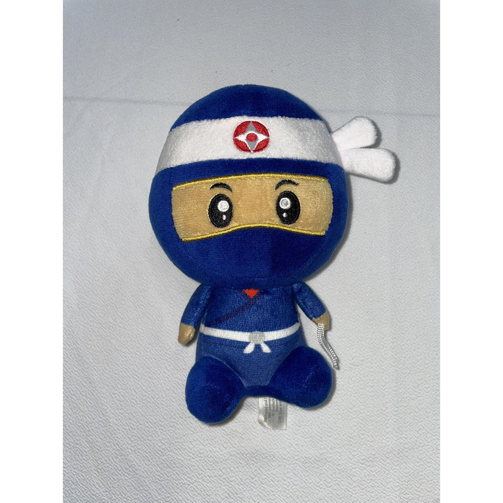 Ninja 7" Blue / White head Band Plush