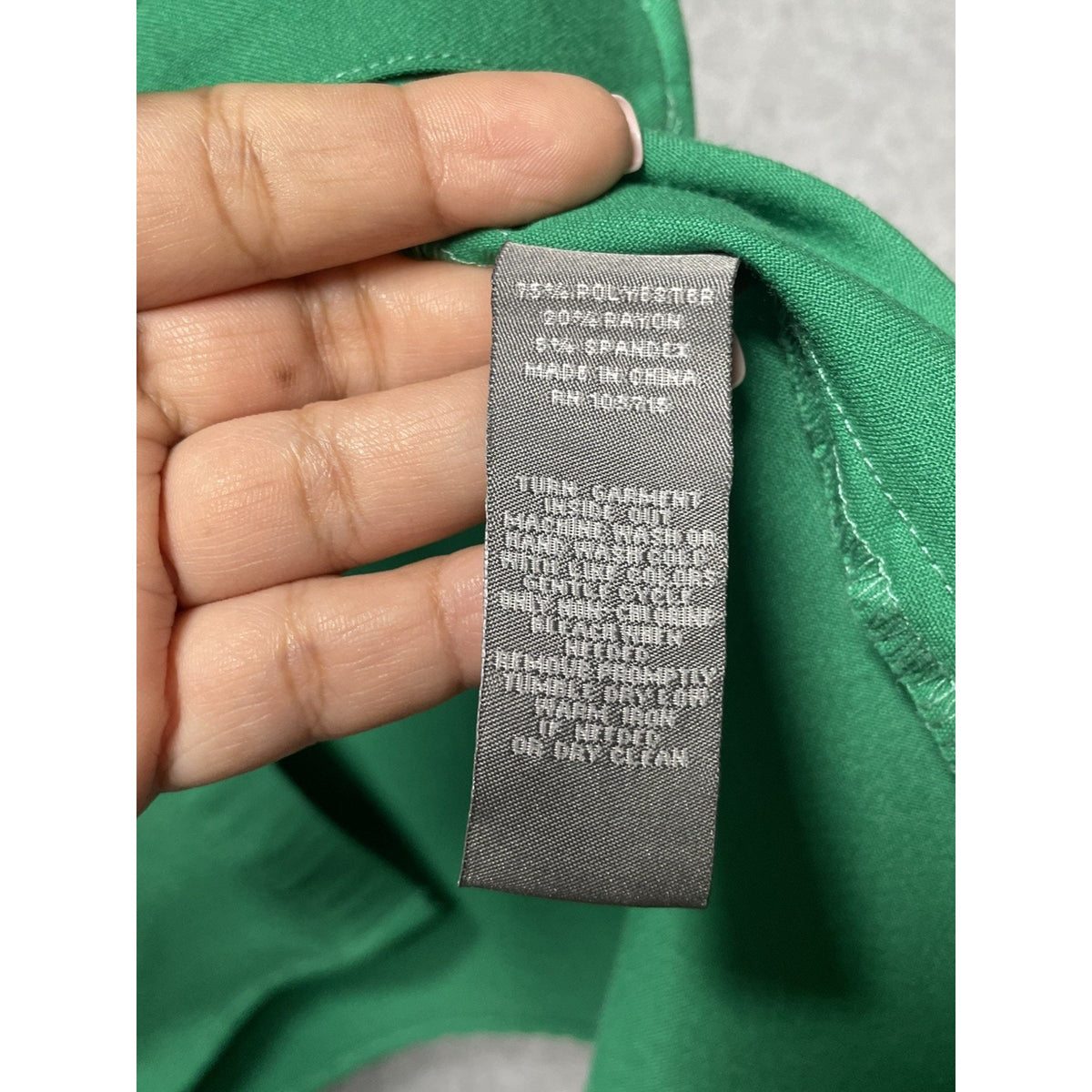 SHARAGANO 4 Emerald Green Dress Roll-Tab Sleeves Belted Gold Buttons NO BELT