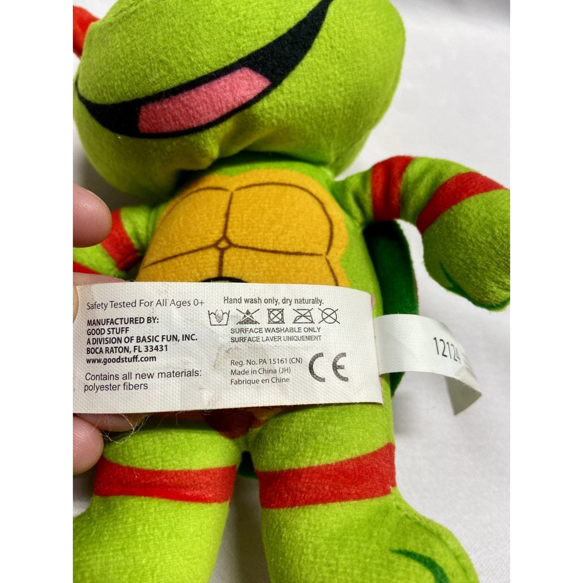 NEW Nickelodeon Teenage Mutant Ninja Turtle Plush Stuffed Toy 9" - Raphael