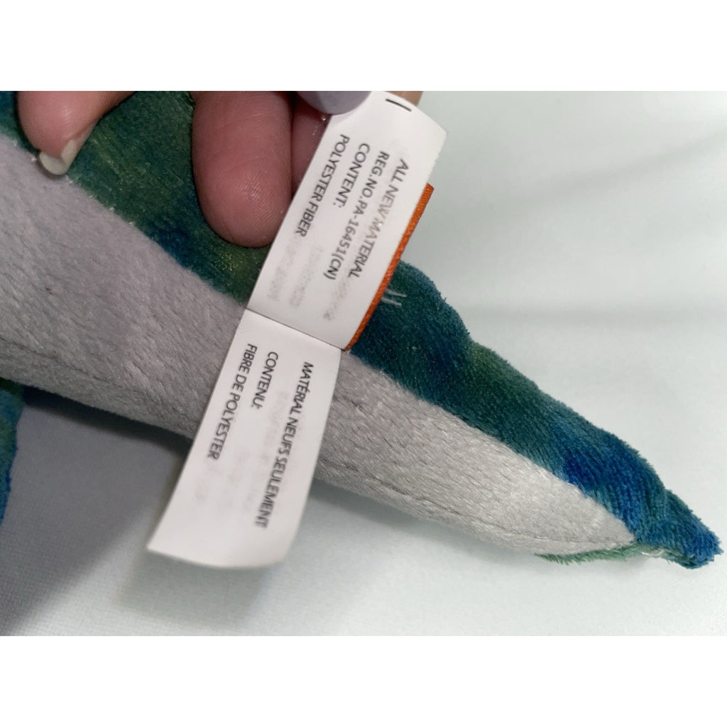 Wild Republic Brachiosaurus Plush Stuffed Animal Blue Long Neck Dinosaur 12"