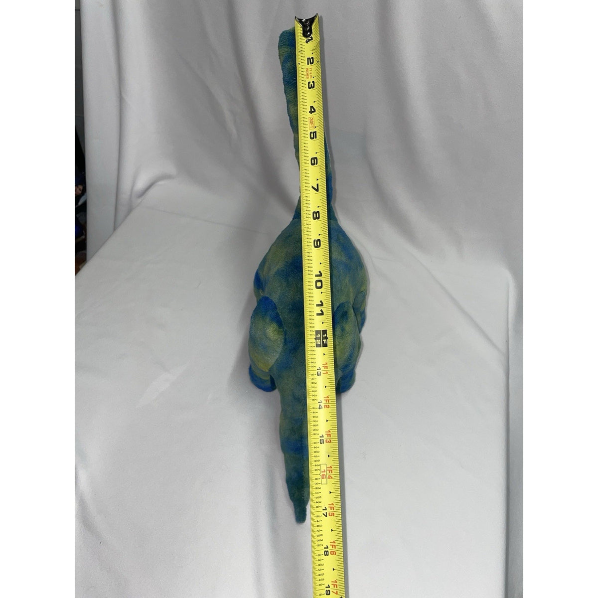 Wild Republic Brachiosaurus Plush Stuffed Animal Blue Long Neck Dinosaur 12"