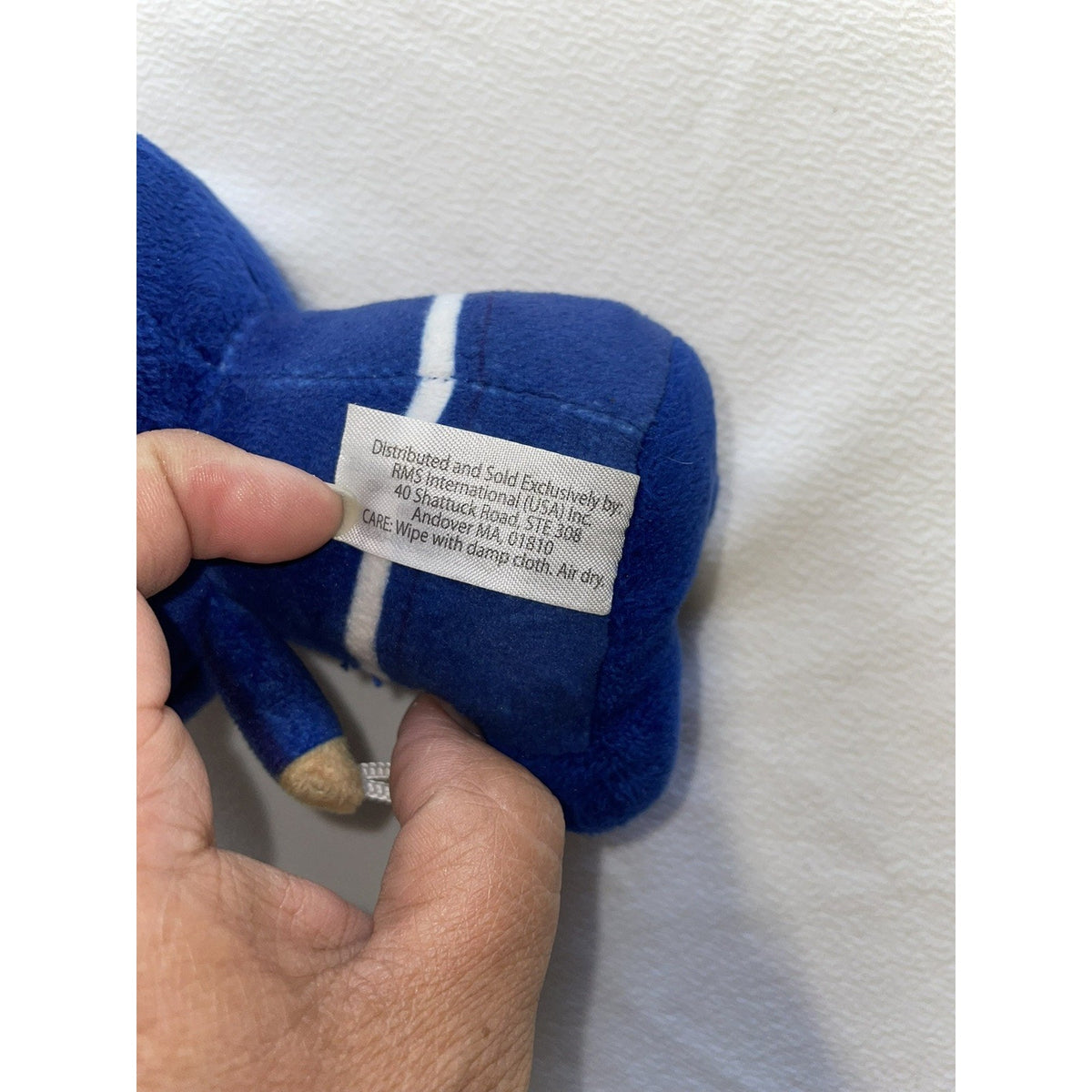 Ninja 7" Blue / White head Band Plush