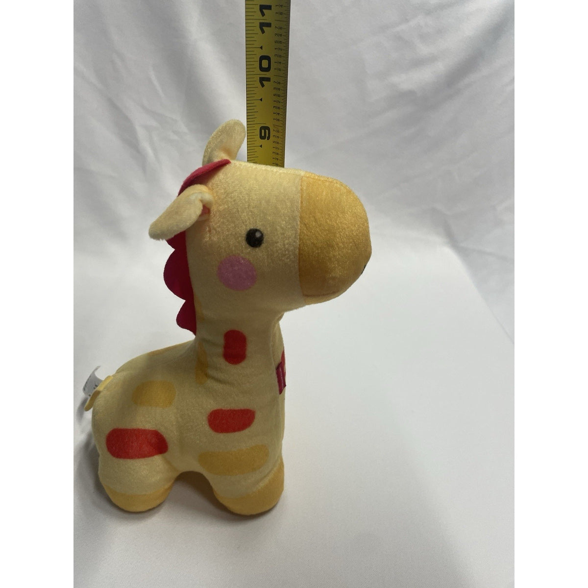 Fisher-Price Soothe & Glow Giraffe Plush Yellow Red Musical Baby Toy BFH65 2013