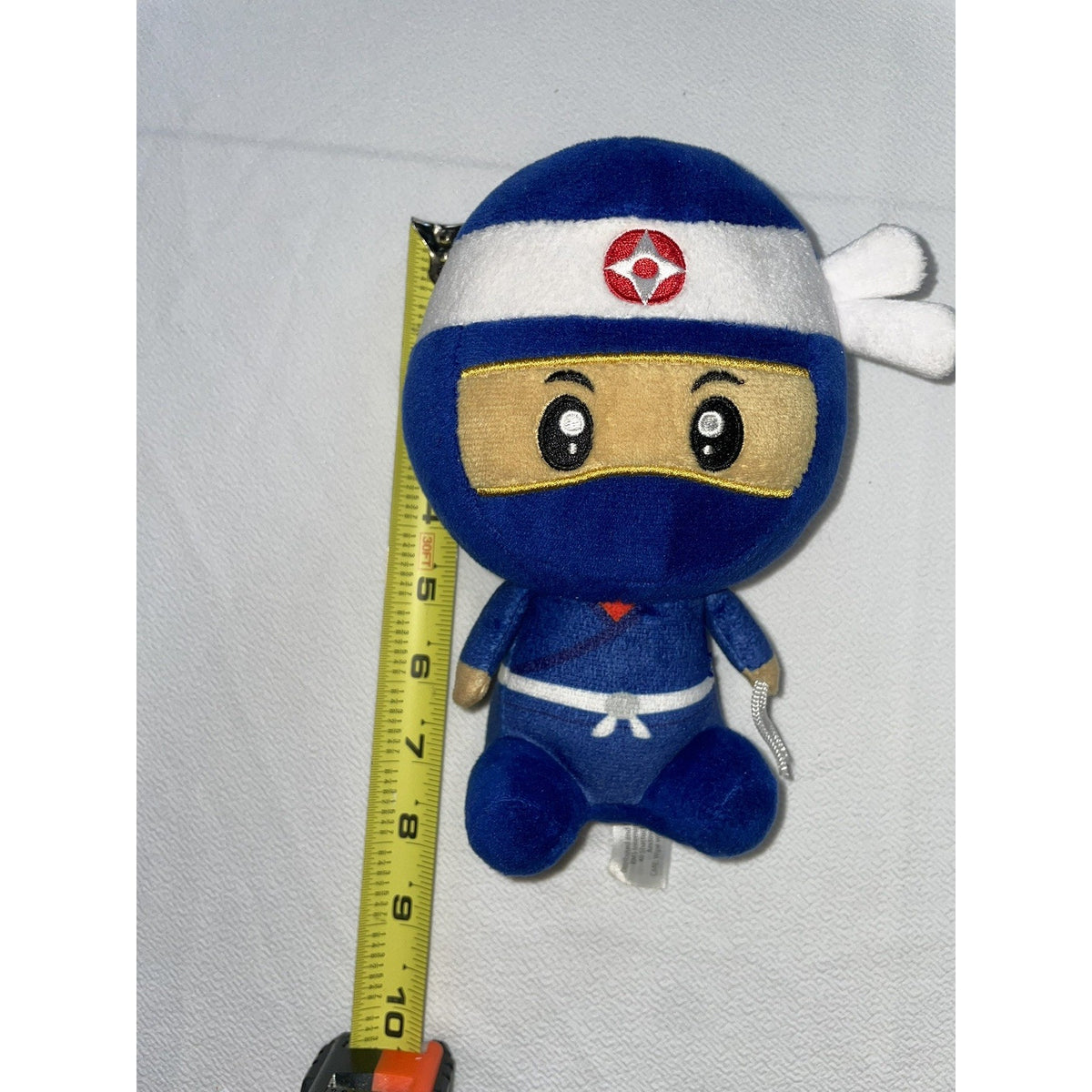 Ninja 7" Blue / White head Band Plush